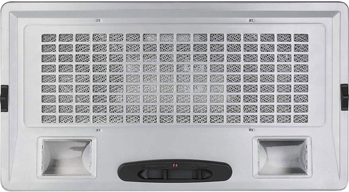 image:imageBroanNuTone PM300SS Custom Power Pack Range Hood Insert with 2Speed Exhaust Fan and Light 300 Max Blower CFM Stainless Steel 21Inch Built205Inch
