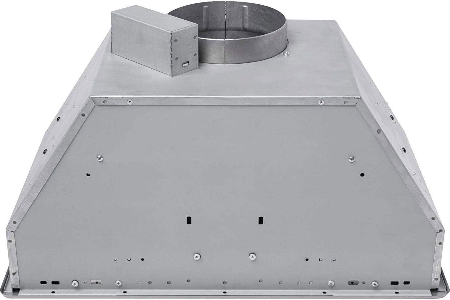 image:imageBroanNuTone PM300SS Custom Power Pack Range Hood Insert with 2Speed Exhaust Fan and Light 300 Max Blower CFM Stainless Steel 21Inch Built205Inch