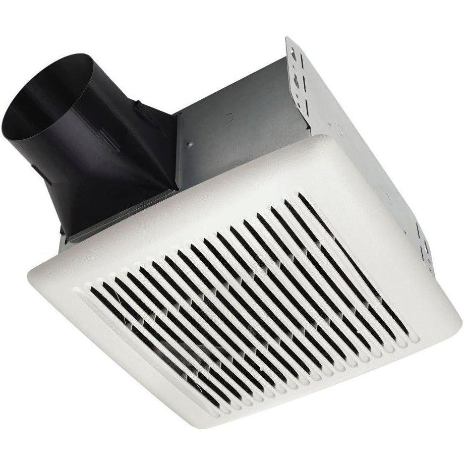 image:imageBroanNuTone AE80B Bathroom Exhaust Fan with Roomside Installation ENERGY STAR Certified 80 CFM 15 Sones White