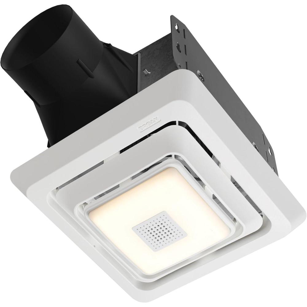 image:imageBroanNuTone Roomside Series Bluetooth Speaker Bathroom Exhaust Fan with LED Light 70 CFM 2 Sones ENERGY STARBluetooth Speaker