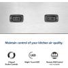 Broan Nu-Tone Broan-NuTone BBN1303SS Custom Built Insert with 2-Speed Exhaust Fan and Light, 300 Max Blower CFM, Stainless Steel, 30-Inch Range Hood Power Pack(24-Inch)