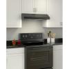 Broan-NuTone 30-Inch Black Under Cabinet Range Hood- Trusted Quiet Power with 350 CFM, 1.5 Sones for Effective Everyday Kitchen Ventilation(Black)