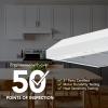 Broan-NuTone 30-Inch Black Under Cabinet Range Hood- Trusted Quiet Power with 350 CFM, 1.5 Sones for Effective Everyday Kitchen Ventilation(White)