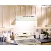 Broan-NuTone 413001 Non-Ducted Ductless Range Hood with Lights Exhaust Fan for Under Cabinet, 30-Inch, White(Bisque)
