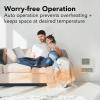 Broan-NuTone 9815WH High Capacity Wall Heater with Built-In Adjustable Thermostat, 1500W, 120/240V, White(1000W)