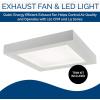 Broan-NuTone AER110LTK Energy Star Certified Bath Fan, Medium, White, Brushed Bronze, Brushed Nickel