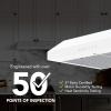 Broan-NuTone BCSQ130SS Three-Speed Glacier Under-Cabinet Range Hood with LED Lights ADA Capable, 1.5 Sones, 375 Max Blower CFM, 30-Inch, Stainless Steel(Black Stainless)