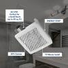 Broan-NuTone Bathroom Exhaust Fan – Easy Retrofit Without Attic Access, Ultra Quiet 0.9 Sones, Effective Ventilation at 60 CFM ENERGY STAR Certified Moisture and Odor Control(50 CFM Energy Star New Grill)
