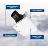 Broan-NuTone Bathroom Exhaust Fan – Easy Retrofit Without Attic Access, Ultra Quiet 0.9 Sones, Effective Ventilation at 60 CFM ENERGY STAR Certified Moisture and Odor Control(80 CFM Energy Star)