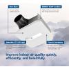 Broan-NuTone Bathroom Exhaust Fan – Retrofit Design Replaces Existing Fan Without Attic Access, Quiet 1.0 Sones, 110 CFM, Powerful Ventilation with 4 Selectable CCT Light Settings for a Modern Look(Cover Bath)