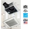 Broan-NuTone Bathroom Exhaust Fan, Easy Install, Powerful 110 CFM, Quiet 1.0 Sones, Energy Star(110 CFM)