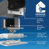 Broan-NuTone Bathroom Exhaust Fan with LED light – Easy Retrofit Without Attic Access, Quiet 1.5 Sones, Effective Ventilation at 80 CFM ENERGY STAR Certified Moisture and Odor Control(80 CFM 1.5 Sones)
