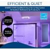 Broan-NuTone ChromaComfort Bathroom Exhaust Fan with Bluetooth Speaker, Powerful 110CFM/1.5 Sones, 24-color LED Light, SPK110RGBL, Wall Switch(Chroma)
