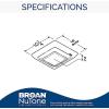 Broan-NuTone FG600 Grille Upgrade, White(9-3/4 In. W. x 11 In. L. (Pack of 4))