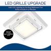 Broan-NuTone FG600 Grille Upgrade, White(9-3/4 In. W. x 11 In. L. (Pack of 4))