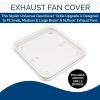 Broan-NuTone FG701S Universal CleanCover Bathroom Exhaust Upgrade Grille Cover, White Bath Fan Cover, Official Genuine Part(Grille)