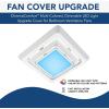 Broan-NuTone FG800RGBS Genuine Replacement Cover (Bath Fan Not Included) with ChromaComfort LED Light and Sensonic Bluetooth Speaker, Fits Select Bathroom Fan Models(LED Cover/Grille)