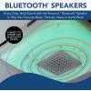 Broan-NuTone FG800RGBS Genuine Replacement Cover (Bath Fan Not Included) with ChromaComfort LED Light and Sensonic Bluetooth Speaker, Fits Select Bathroom Fan Models(Bluetooth LED Cover/Grille)