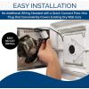 Broan-NuTone FG800SPK Bluetooth Speaker Bathroom Exhaust Grille Cover with LED Light,