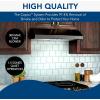 Broan-NuTone MTR1303WW Mantra 30-Inch 350 MAX Blower CFM 1.5 Sones White Range Hood(Black)