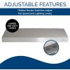 Broan-NuTone MTR1303WW Mantra 30-Inch 350 MAX Blower CFM 1.5 Sones White Range Hood(Stainless Steel)