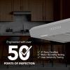 Broan-NuTone MTR2303SS Mantra 30-Inch 350 MAX Blower CFM 1.5 Sones Stainless Steel Range Hood