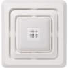 Broan-NuTone NuTone FG800SPKS Bluetooth Speaker Bathroom Exhaust Grille Cover with LED Light Bath Fan, White(9.75 x 10.25 x 2.38 inches)