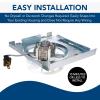 Broan-NuTone RE70BN 70 CFM Bathroom Exhaust Fan Replacement Motor Kit, Easy DIY Replacement Motor Kit for 70 CFM and 50 CFM Bath Fans, White(50 CFM Motor Kit – Legacy)