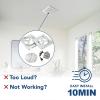 Broan-NuTone RE70BN 70 CFM Bathroom Exhaust Fan Replacement Motor Kit, Easy DIY Replacement Motor Kit for 70 CFM and 50 CFM Bath Fans, White(50-70 CFM Motor Kit)