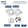 Broan-NuTone RE70BN 70 CFM Bathroom Exhaust Fan Replacement Motor Kit, Easy DIY Replacement Motor Kit for 70 CFM and 50 CFM Bath Fans, White(50-70 CFM Motor Kit)