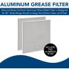 Broan-NuTone Replacement Micro Mesh Aluminum Grease Filters (C2) for 30-in Broan and NuTone Range Hoods, (2-Pack)