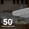 Mantra 30-Inch 490 MAX Blower CFM 1.0 Sones Stainless Steel Range Hood