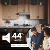 Mantra 36-Inch 350 MAX Blower CFM 1.5 Sones Stainless Steel Range Hood