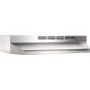 Broan-NuTone 413001 Non-Ducted Ductless Range Hood with Lights Exhaust Fan for Under Cabinet, 30-Inch, White(Stainless Steel)