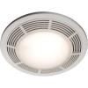 Broan-NuTone AER110SLW Energy Star Certified Bath Fan, Medium, White, 105 Sq Ft Rooms(100 CFM)