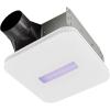 Broan-NuTone AR110LKVV SurfaceShield Vital Vio Powered Exhaust Vent LED White Light & Violet Light, 110 CFM, White(Light)