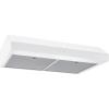 Broan-NuTone BCSQ130SS Three-Speed Glacier Under-Cabinet Range Hood with LED Lights ADA Capable, 1.5 Sones, 375 Max Blower CFM, 30-Inch, Stainless Steel(White)