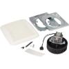 Broan-NuTone BKR60 QuickKit Ultra-Quiet Bath Fan Replacement Motor and Cover/Grille, 60 CFM, 20% more power, White(BKR60)