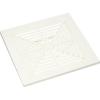 Broan-NuTone BP90 Replacement Grille For 688 Fan , White, 9 In. x 9.25 In. x 0.325 In. with 7.25 and 7.5 in. housing(9 in. x 9.25 in. x 0.325 in.)