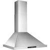 Broan-NuTone BWP2306SS Convertible Wall-Mount LED Lights Pyramidal Chimney Range Hood, 630 MAX Blower CFM, 30-Inch, Stainless Steel(640 Max Blower CFM)