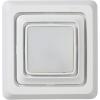 Broan-NuTone FG600S LED Lighted Grille Upgrade for Bathroom Ventilation Fans, Easy Installation , DIY, White, Square(10.25 in W x 9.75 in L)