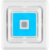 Broan-NuTone FG800RGBS Genuine Replacement Cover (Bath Fan Not Included) with ChromaComfort LED Light and Sensonic Bluetooth Speaker, Fits Select Bathroom Fan Models(Bluetooth LED Cover/Grille)