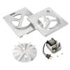 Broan-NuTone RE70BN 70 CFM Bathroom Exhaust Fan Replacement Motor Kit, Easy DIY Replacement Motor Kit for 70 CFM and 50 CFM Bath Fans, White(50-70 CFM Motor Kit)
