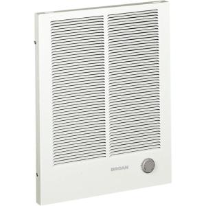 Broan-NuTone 194 High Capacity Wall Heater, White Painted Grille, 3000/1500 Watt 240 VAC, Covers 300 sq. ft. at Factory Wired Voltage(3000/1500 Watt)