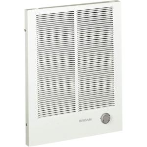 Broan-NuTone 194 High Capacity Wall Heater, White Painted Grille, 3000/1500 Watt 240 VAC, Covers 300 sq. ft. at Factory Wired Voltage(4000/2000 Watt)