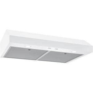 Broan-NuTone 30-Inch Black Under Cabinet Range Hood- Trusted Quiet Power with 350 CFM, 1.5 Sones for Effective Everyday Kitchen Ventilation(White)