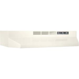 Broan-NuTone 413001 Non-Ducted Ductless Range Hood with Lights Exhaust Fan for Under Cabinet, 30-Inch, White(Bisque)