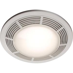 Broan-NuTone AER110SLW Energy Star Certified Bath Fan, Medium, White, 105 Sq Ft Rooms(100 CFM)