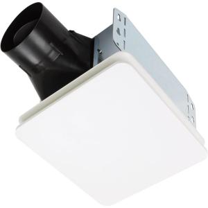Broan-NuTone Bathroom Exhaust Fan – Easy Retrofit Without Attic Access, Ultra Quiet 0.9 Sones, Effective Ventilation at 60 CFM ENERGY STAR Certified Moisture and Odor Control(80 CFM Energy Star)