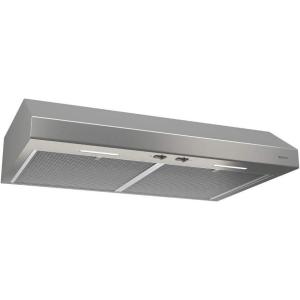 Broan-NuTone MTR1303WW Mantra 30-Inch 350 MAX Blower CFM 1.5 Sones White Range Hood(Stainless Steel)